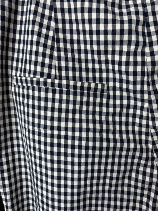 🖤 Veronica Beard Gingham Pants Womens 12 Black White Stretch Lined Career 🖤 - Picture 7 of 14